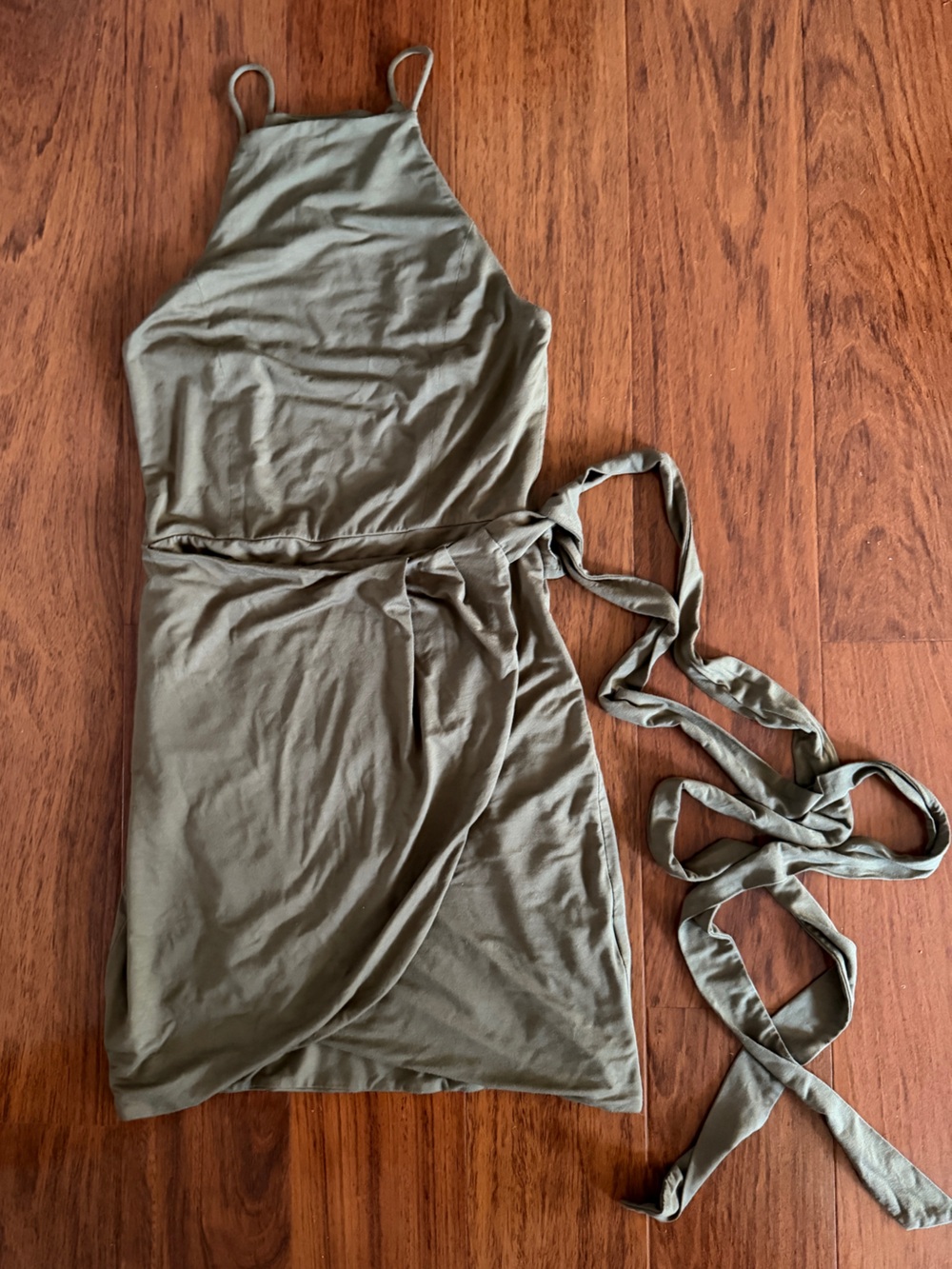 House of Harlow 1960 x Revolve Olive Halter Wrap Dress Sz XS